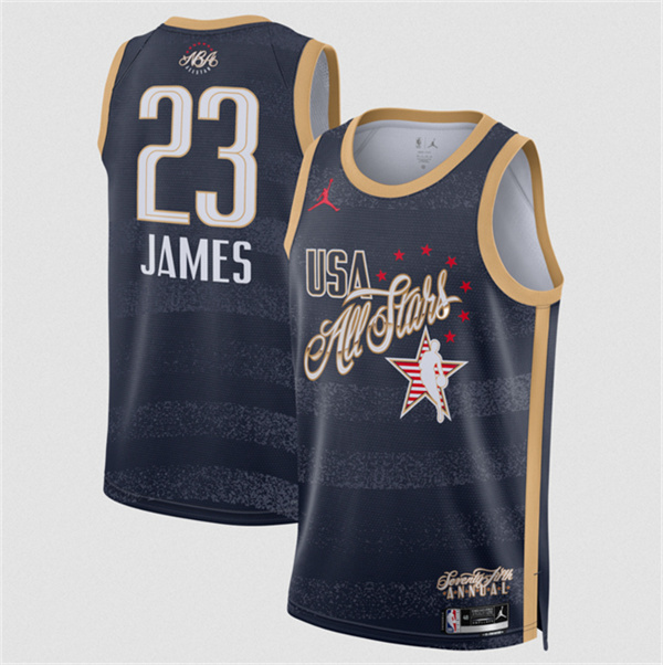 2026 All-Star #23 LeBron James Navy Stitched Jersey - Zenithce