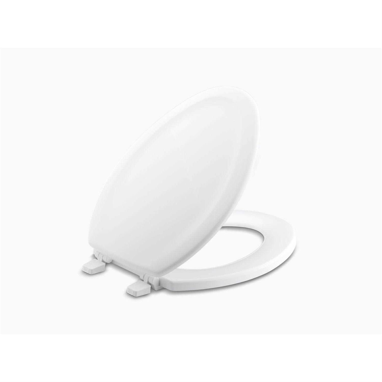 Kohler K-4615-CP-0 Revival Elongated Toilet Seat with Polished Chrome - Zenithce