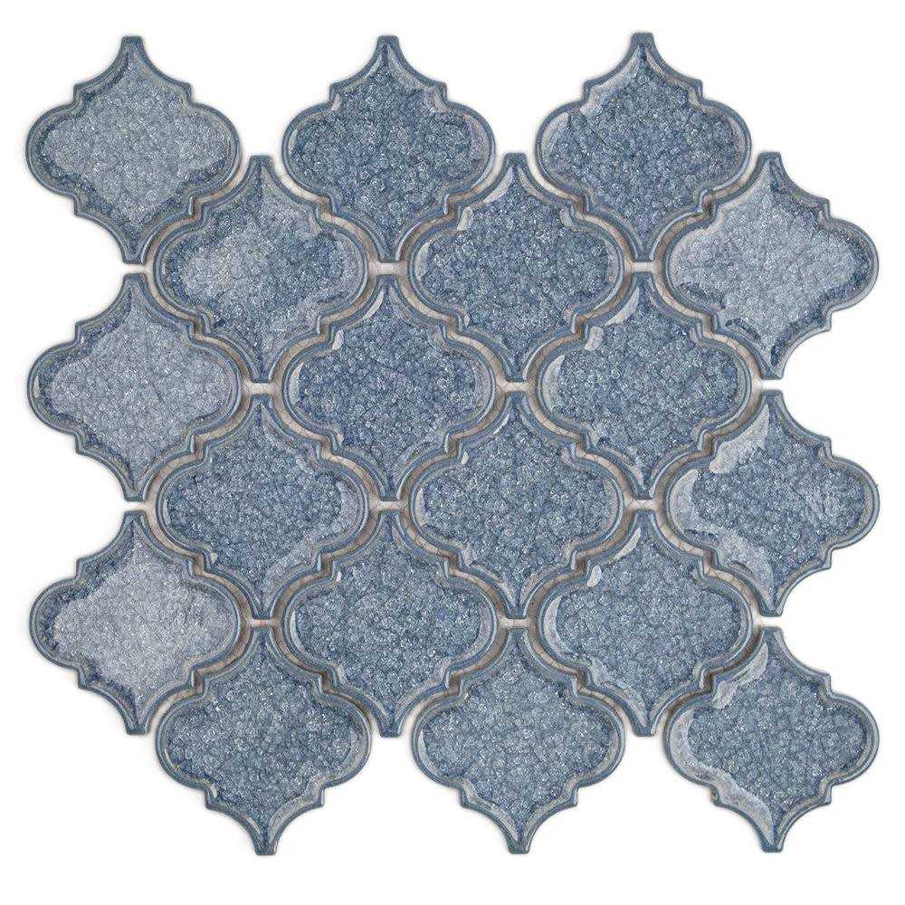 Roman 3 x 3 Glass Novelty Mosaic Wall Tile Ivy Hill Tile - Zenithce