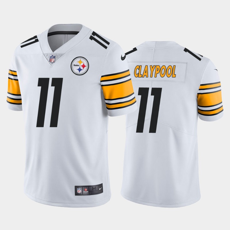 Pittsburgh Steelers #11 Chase Claypool White Vapor Untouchable Limited Stitched Jersey - Zenithce