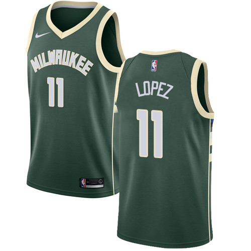 Bucks #11 Brook Lopez Green Swingman Icon Edition Jersey - Zenithce