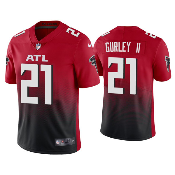 Atlanta Falcons #21 Todd Gurley II 2020 Red 2nd Alternate Vapor Limited Stitched Jersey - Zenithce