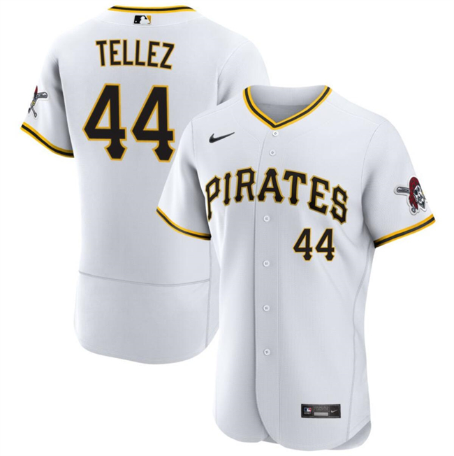 Pittsburgh Pirates #44 Rowdy Tellez White Flex Base Stitched Jersey - Zenithce