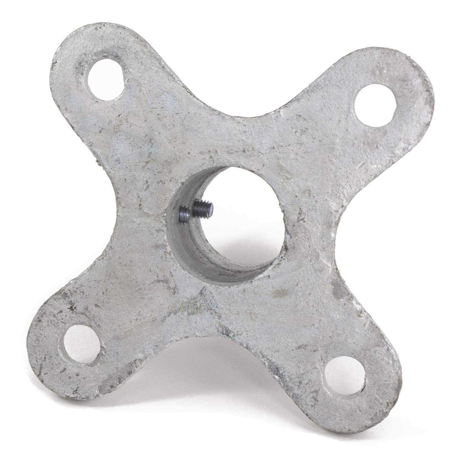 Plum Fittings Posts Floor Flange w/ 2 Set Screws - Zenithce