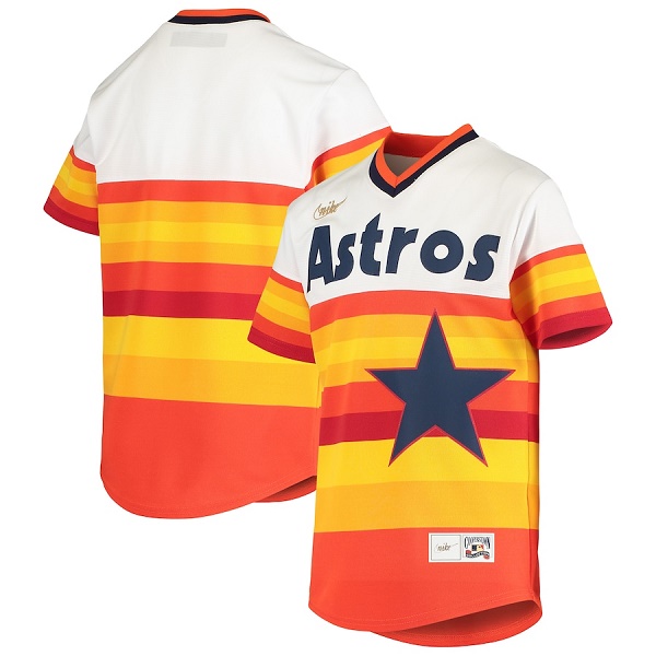 Houston Astros Home Cooperstown Collection Team Cool Base Stitched Baseball Jersey - Zenithce