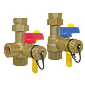 Webstone H-G1653W Pro-Pal Dielectric Water Heater Supply Valves - Zenithce