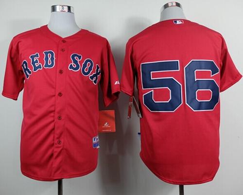 Red Sox #56 Joe Kelly Red Cool Base Stitched Jersey - Zenithce