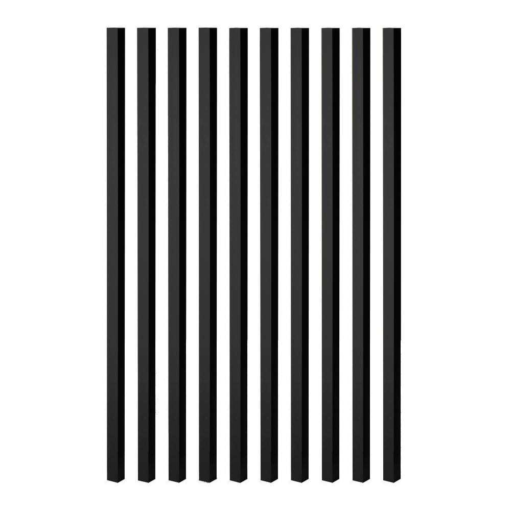 Deckorators Contemporary cable 8-ft x 2.25-in x 3-ft Textured Black Aluminum Deck Cable Rail Kit | 398866 - Zenithce