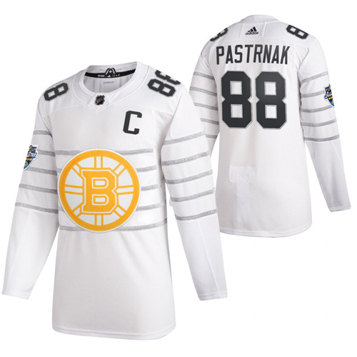 Boston Bruins #88 David Pastrnak White All Star Stitched Jersey - Zenithce