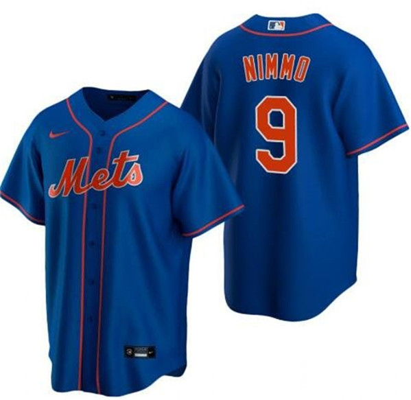 New York Mets #9 Brandon Nimmo Royal Cool Base Stitched Jersey - Zenithce