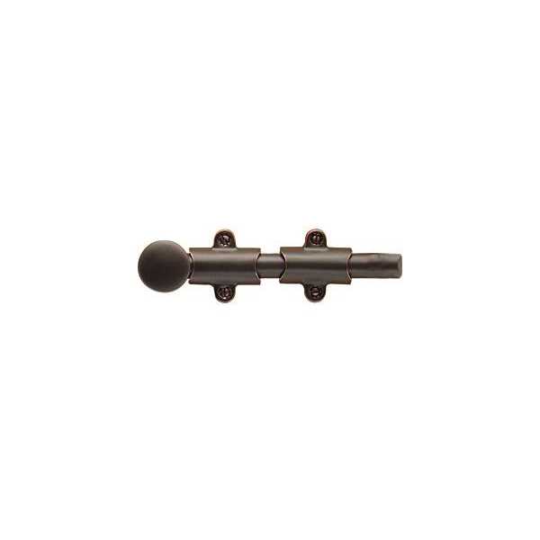 Emtek 8502US 6 Solid Brass Flush Bolt with 1/4 Radius Corners - Zenithce