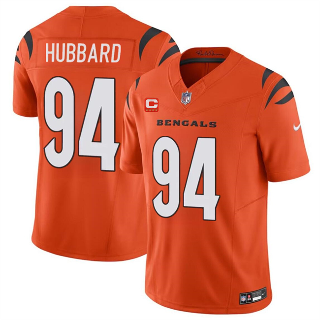 Cincinnati Bengals #94 Sam Hubbard Orange 2024 F.U.S.E With 4-Star C Patch Vapor Untouchable Limited Stitched Jersey - Zenithce