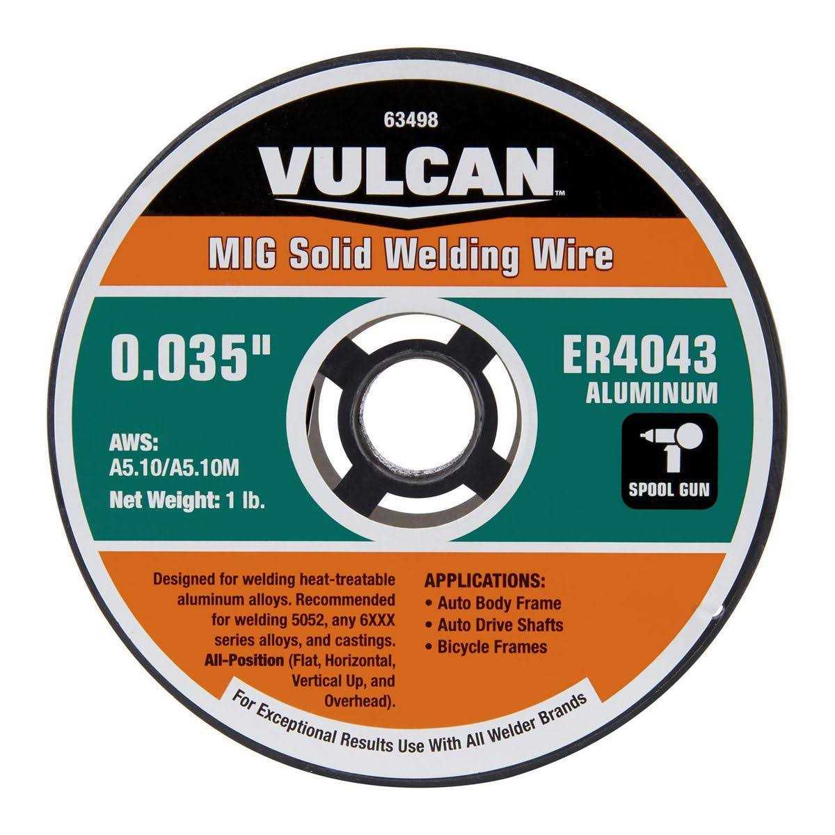 Vulcan 0.035 in. E71T-GS Flux Core Welding Wire - Zenithce
