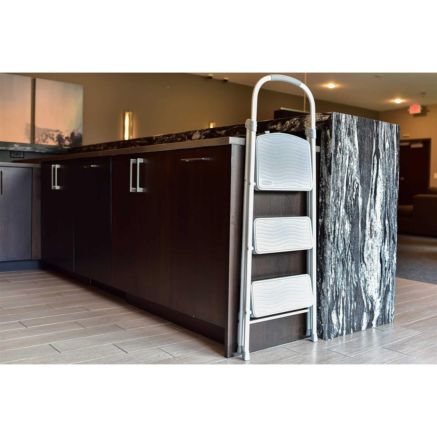 Rubbermaid 3-Step Steel Step Stool - Zenithce