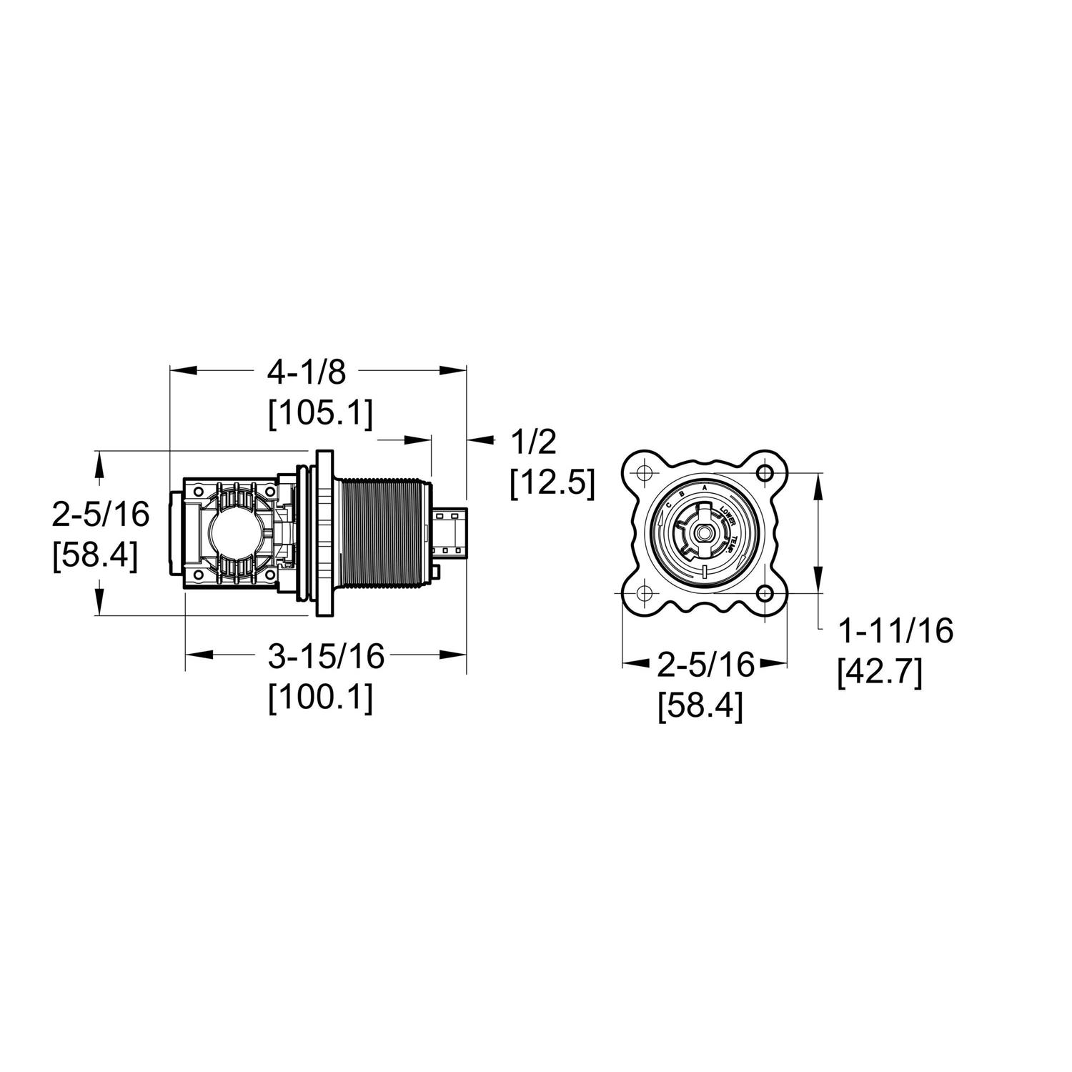 Pfister 974-291 Pressure Balance Cartridge - Zenithce