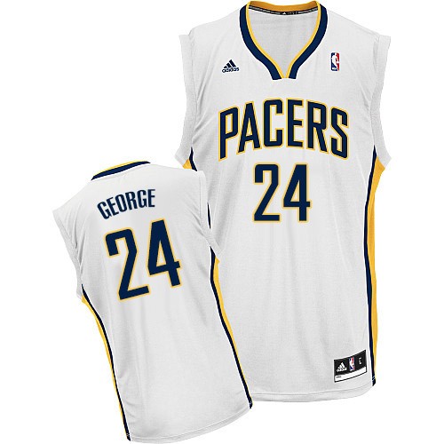 Indiana Pacers #24 Paul George White Swingman Jersey - Zenithce
