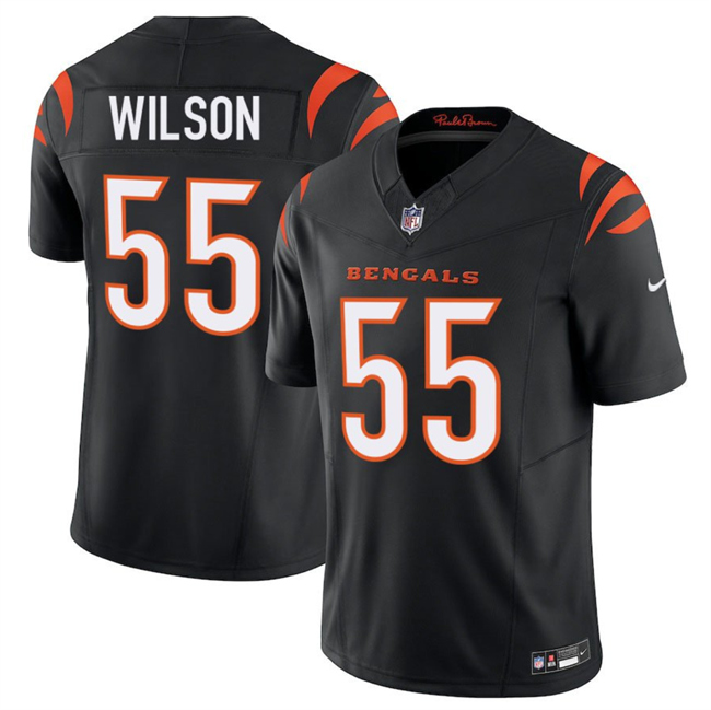 Cincinnati Bengals #55 Logan Wilson Black 2025 F.U.S.E. Vapor Untouchable Limited Stitched Jersey - Zenithce