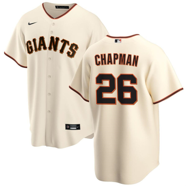 San Francisco Giants #26 Matt Chapman Cream Cool Base Stitched Jersey - Zenithce