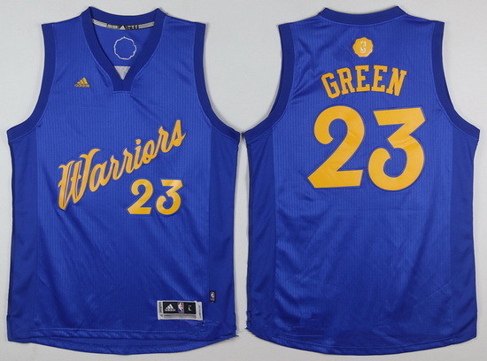 Golden State Warriors #23 Draymond Green adidas Royal Blue 2016 Christmas Day Stitched Swingman Jersey - Zenithce