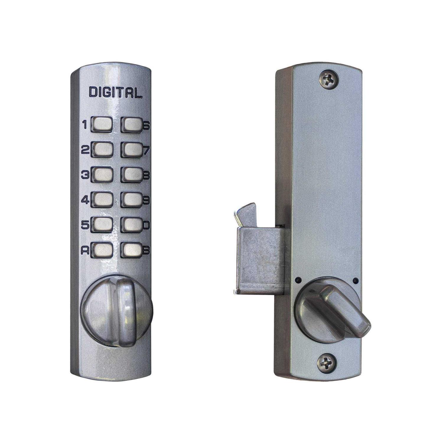 Lockey C-150-BB Mechanical Keyless Surface Mount Hook Bolt Lock - Zenithce