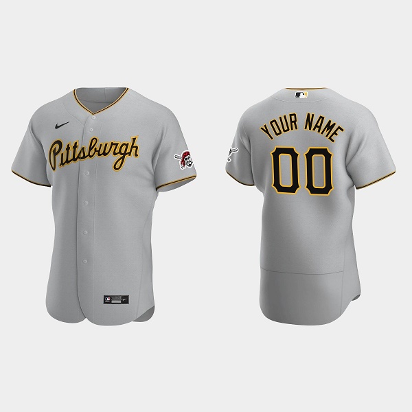 Pittsburgh Pirates Gray Stitched Jersey - Zenithce