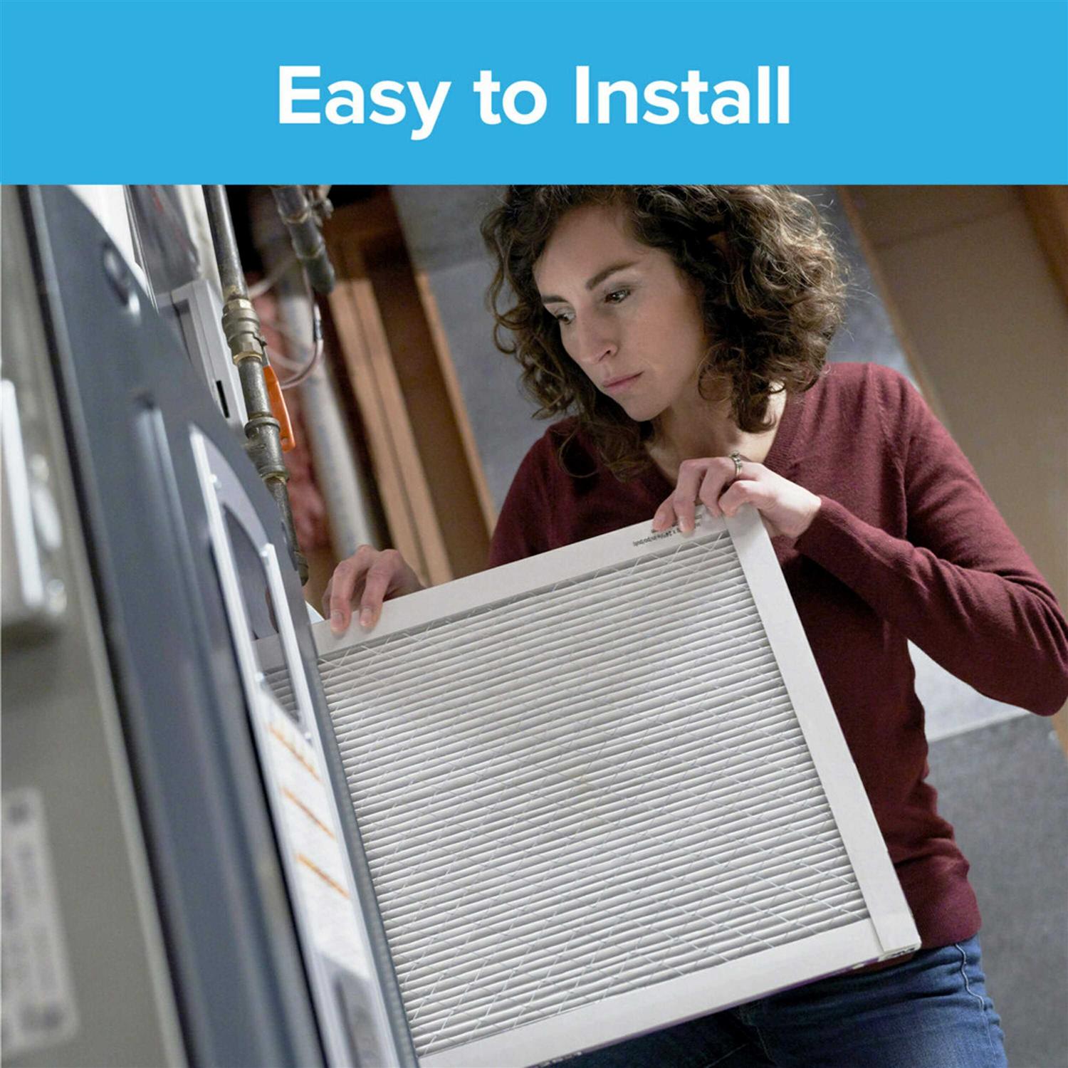 Filtrete 16-in W x 20-in L x 1-in 5 MERV Basic Pleated Air Filter FBL - Zenithce