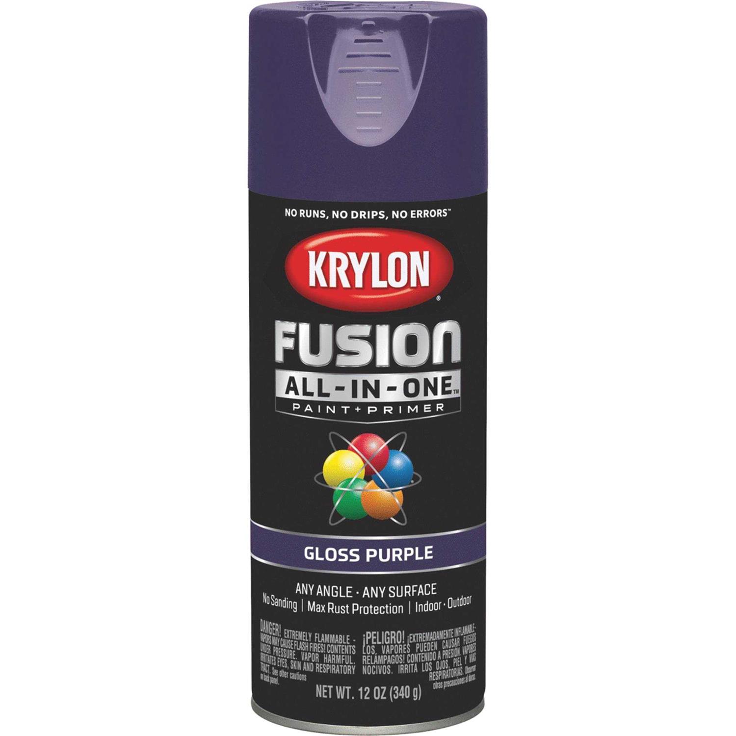Krylon Fusion All-In-One Gloss Spray Paint & Primer K02707007 - Zenithce