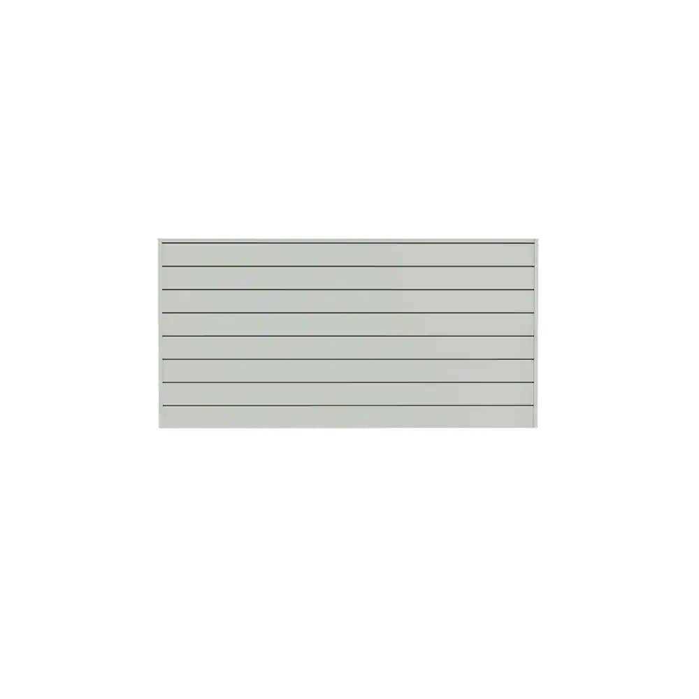 CrownWall Home 6 in. x 4 ft. Heavy Duty PVC Slatwall Organizer Panel Set - Zenithce