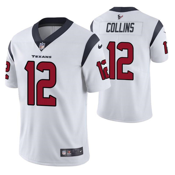 Houston Texans #12 Nico Collins White Vapor Untouchable Limited Stitched Jersey - Zenithce
