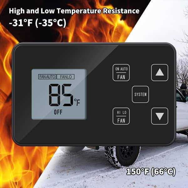 RV Thermostat Briidea RV Analog Thermostat - Zenithce