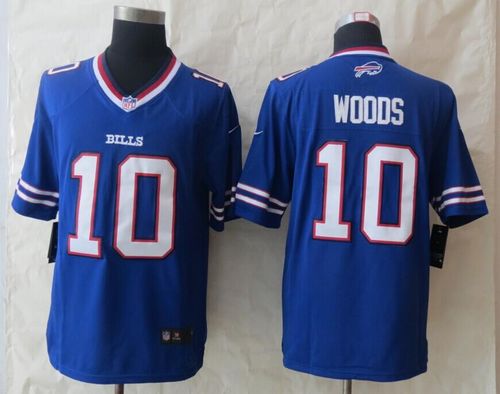 Bills #10 Robert Woods Royal Blue Team Color Stitched New Limited Nike Jersey - Zenithce