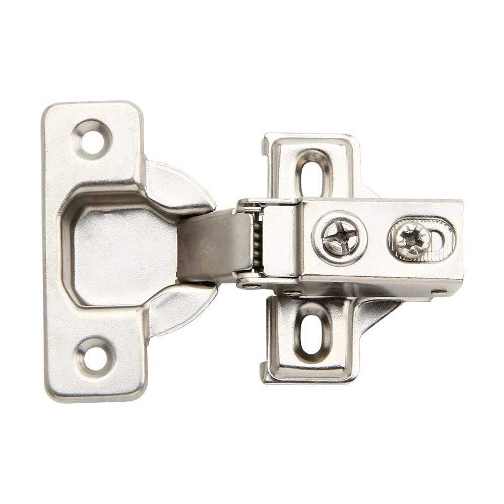 Silverline Face 1/2 inch Half Overlay Concealed Euro 105Deg Regular Closing Compact Cabinet Hinges - Zenithce
