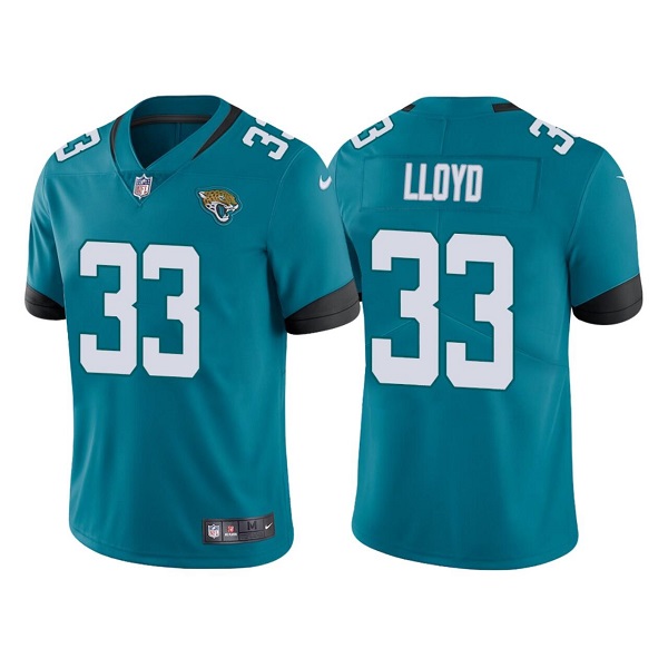 Jacksonville Jaguars #33 Devin Lloyd Teal Vapor Untouchable Limited Stitched Jersey - Zenithce