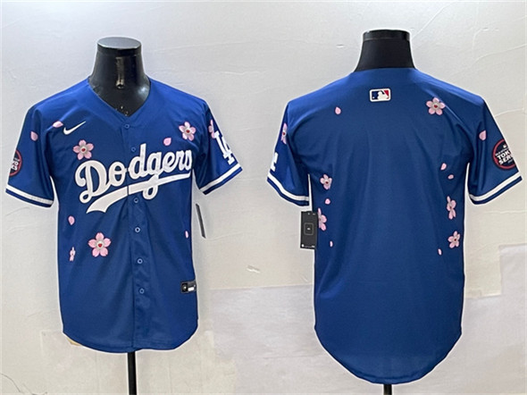 Los Angeles Dodgers Blank Royal 2025 Tokyo Series Limited Stitched Jersey - Zenithce