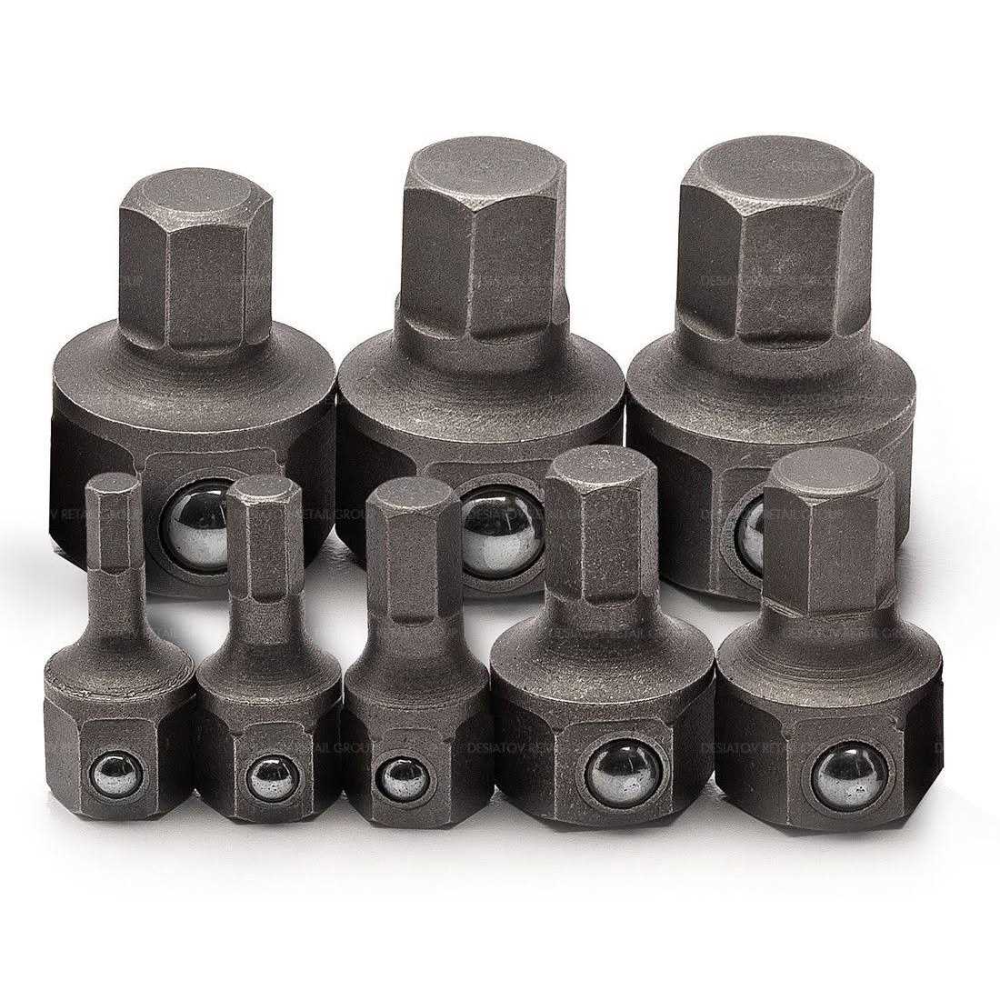 Gearwrench 81550 8 Piece Metric Hex Ratcheting Wrench Insert Bit Set - Zenithce