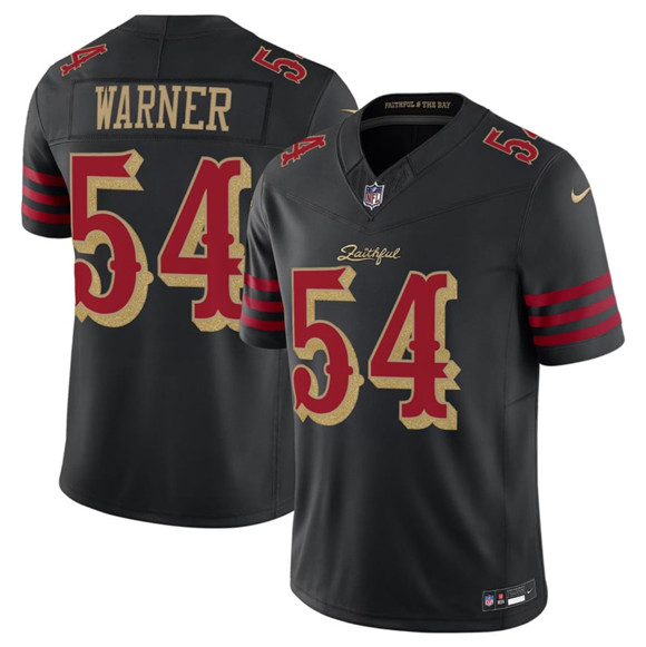 San Francisco 49ers #54 Fred Warner Black 2025 F.U.S.E. “Rivalries” Vapor Limited Football Stitched Jersey - Zenithce