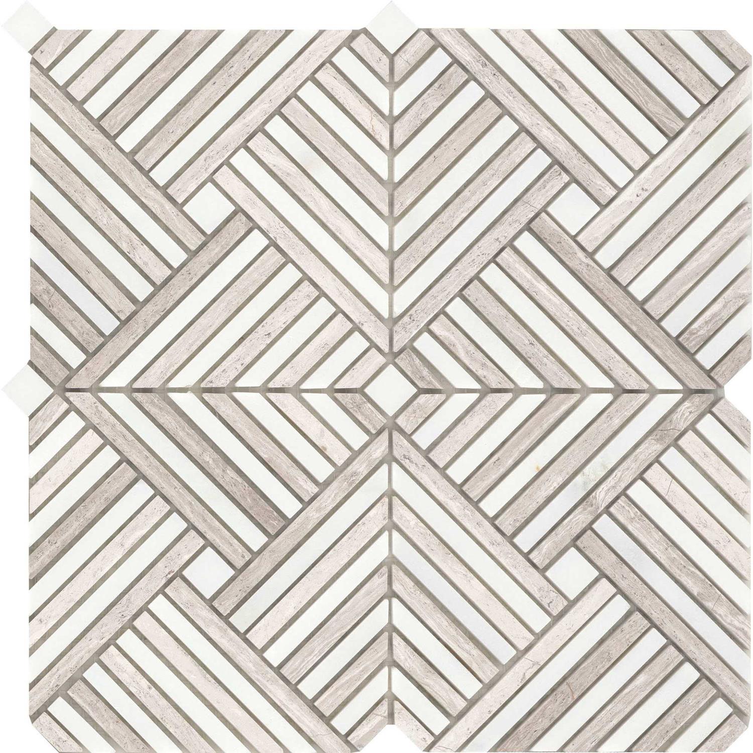 Emser Tile Alluro Mosaic Mini Tile & Stone - Zenithce