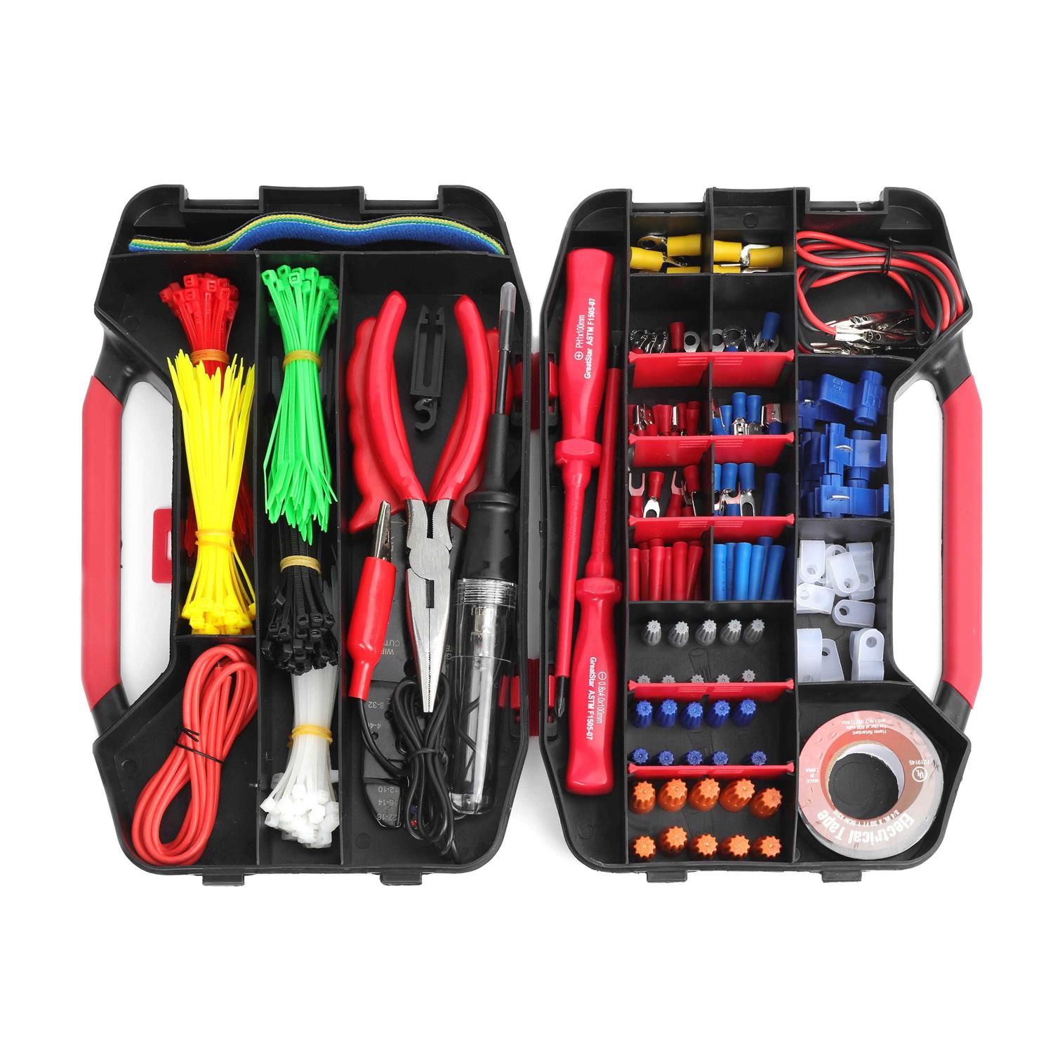 Everstart 24-Piece Heat Shrink Splice Connectors Kit,Red 5106 - Zenithce