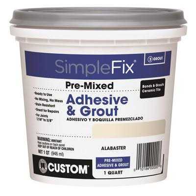 Custom Building Products SimpleFix Adhesive & Grout Quart - Zenithce