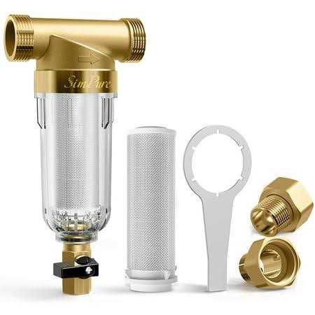 Simpure Db10c Whole House Water Filter Housing 10 inchx4.5 inch CTO Sediment - Zenithce