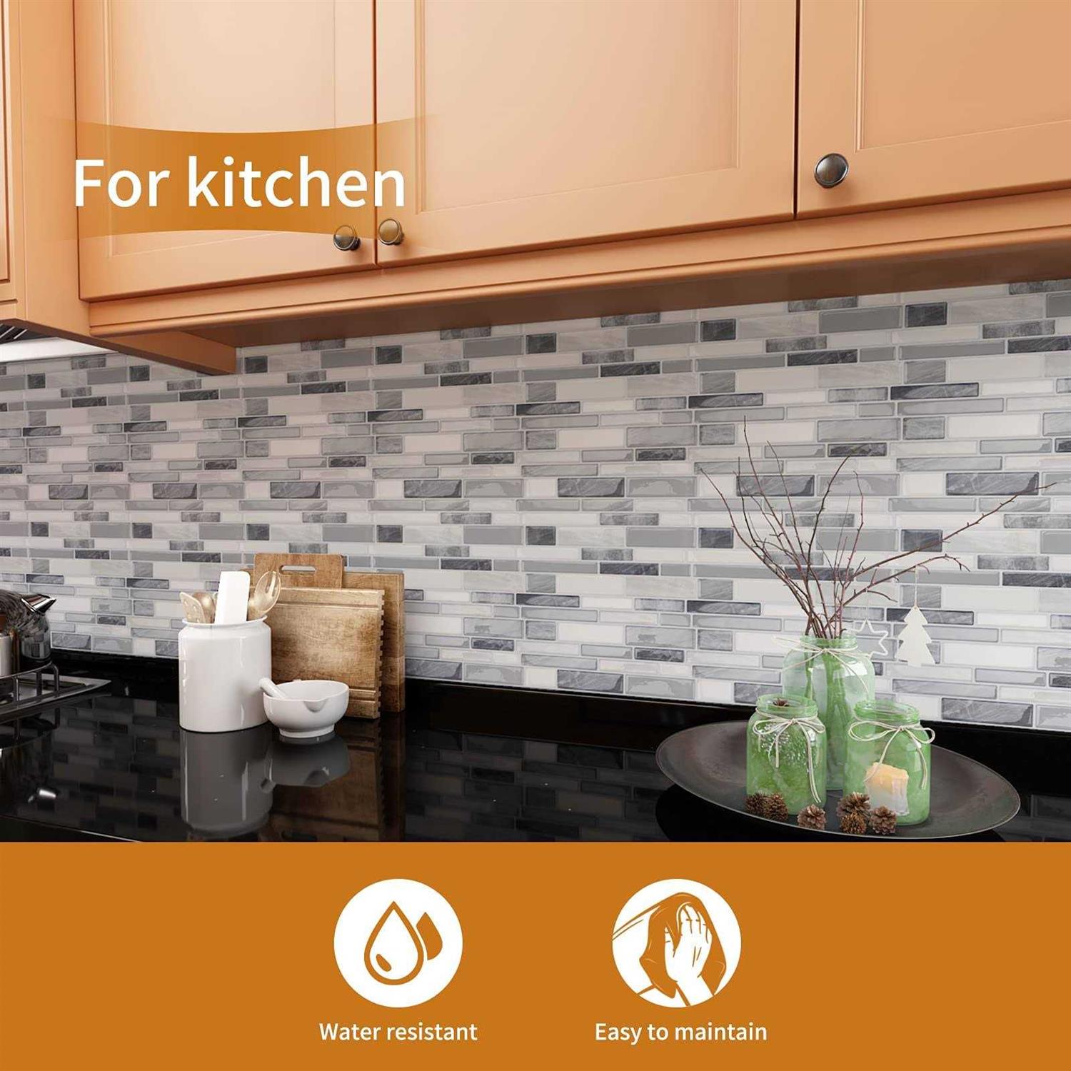 WOWSTAR 10-Sheet Peel and Stick Tiles - Zenithce
