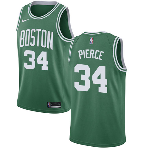 Boston Celtics #34 Paul Pierce Green Swingman Icon Edition Jersey - Zenithce