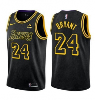 Los Angeles Lakers #24 Kobe Bryant Black Stitched Jersey - Zenithce