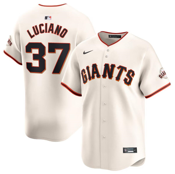 San Francisco Giants #37 Marco Luciano Cream Cool Base Stitched Jersey - Zenithce