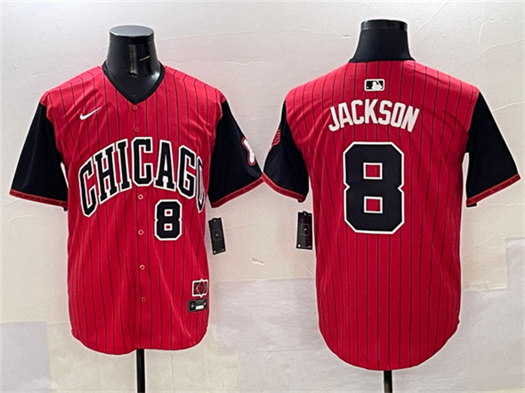 Chicago White Sox #8 Bo Jackson Red Black 2025 City Connect Limited Stitched Jersey - Zenithce