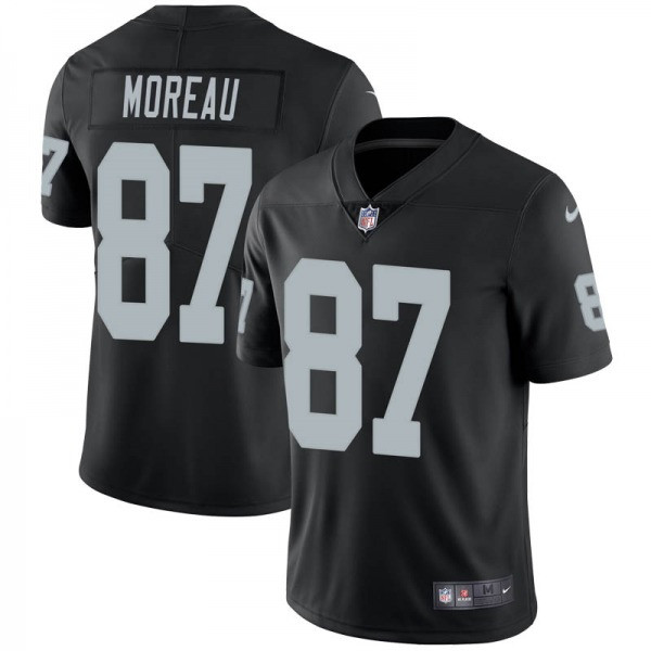 Las Vegas Raiders #87 Foster Moreau Black Vapor Untouchable Limited Stitched Jersey - Zenithce