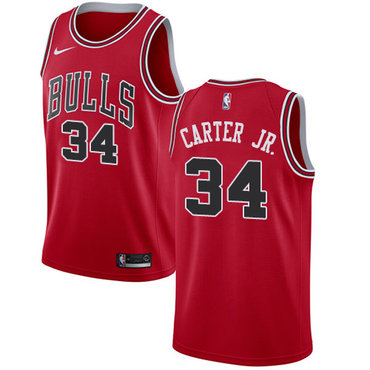 Chicago Bulls #34 Wendell Carter Jr. Red Swingman Icon Edition Jersey - Zenithce