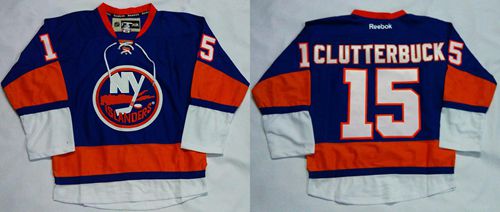 Islanders #15 Cal Clutterbuck Baby Blue Home Stitched Jersey - Zenithce