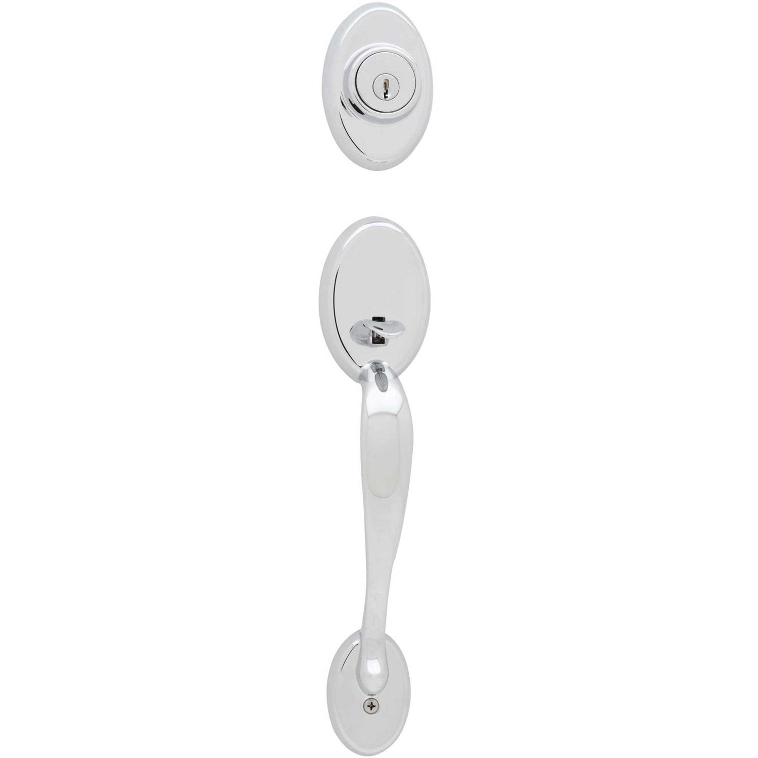 Kwikset 740PSKSQT-514S Pismo Keyed Entry Door Knob with Square Rose - Zenithce