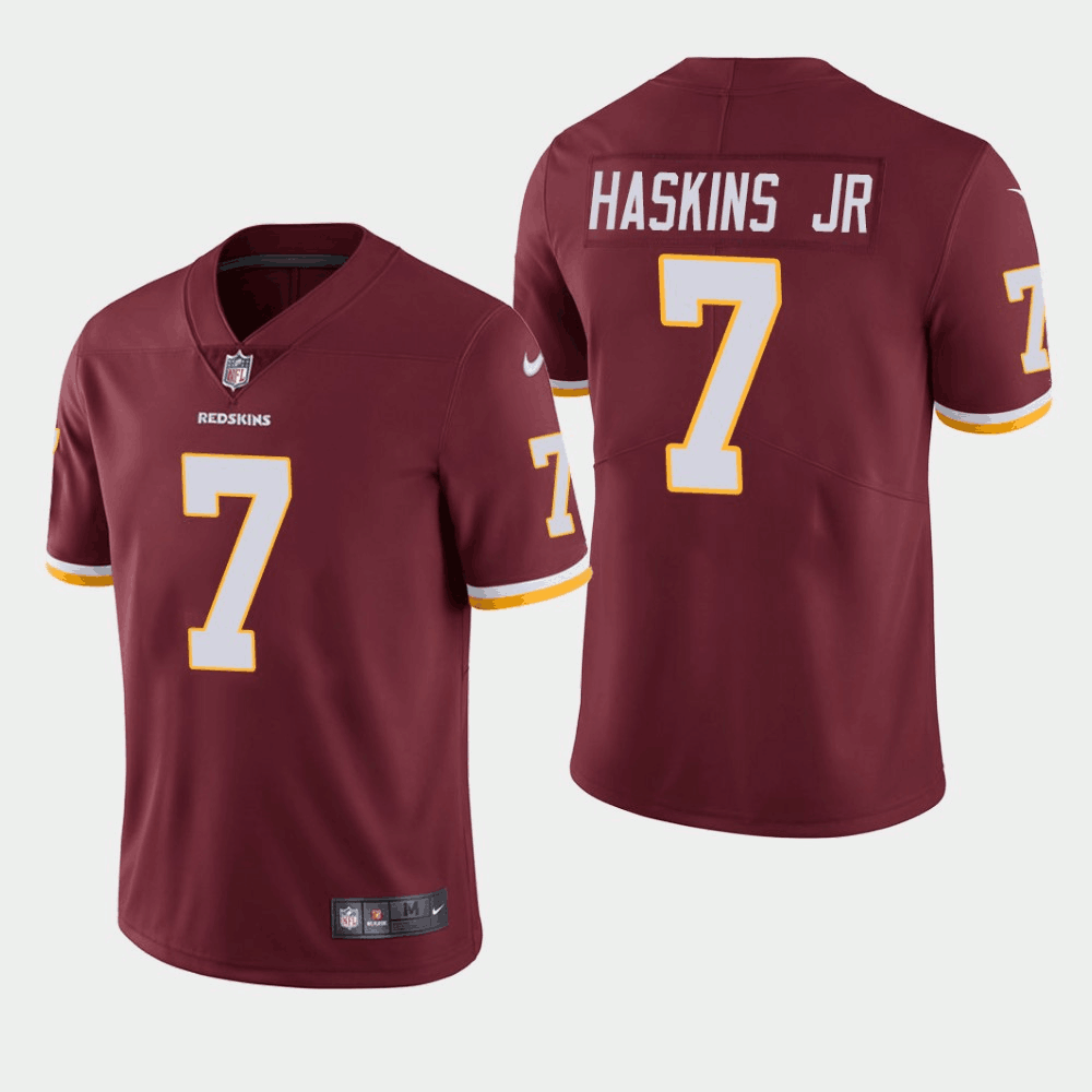 Washington Redskins #7 Dwayne Haskins Burgundy Red Vapor Untouchable Limited Stitched Jersey - Zenithce